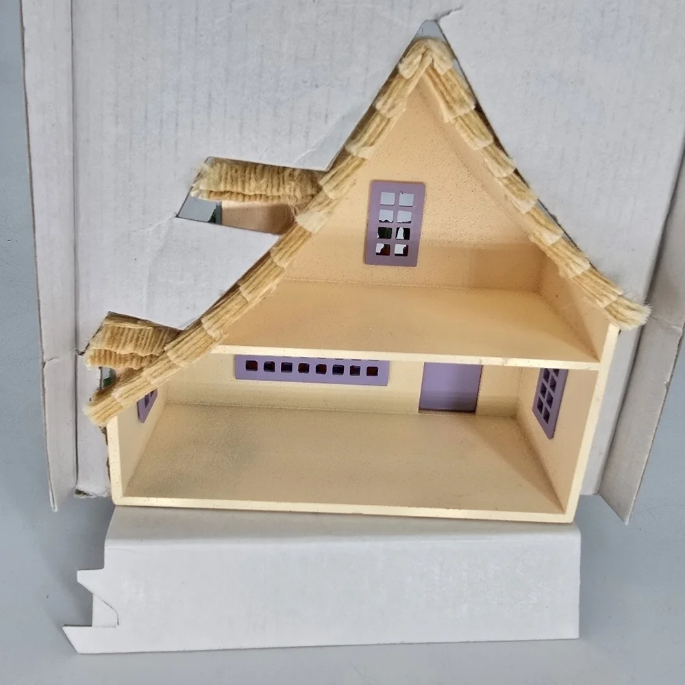 Vintage Hide-A-Way Hollow Dept 56 Carrot Cottage Miniature Easter Village House
